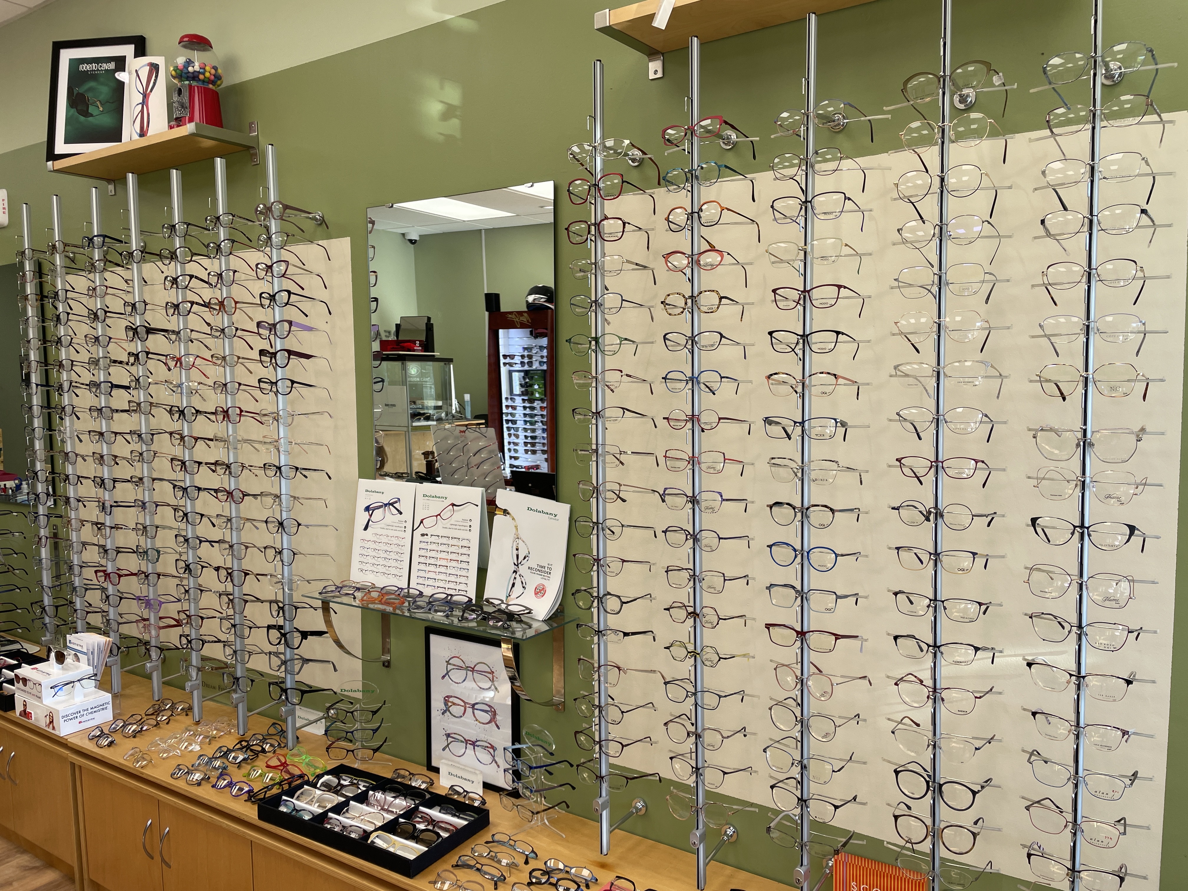 Optical shop frames display - PEAK VISION CARE